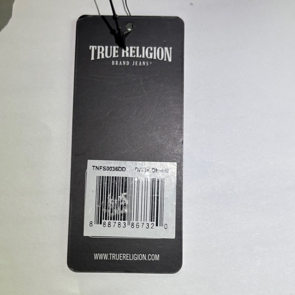 ❤️New True Religion Logo Denim Wristlet Purse - Picture 2 of 5